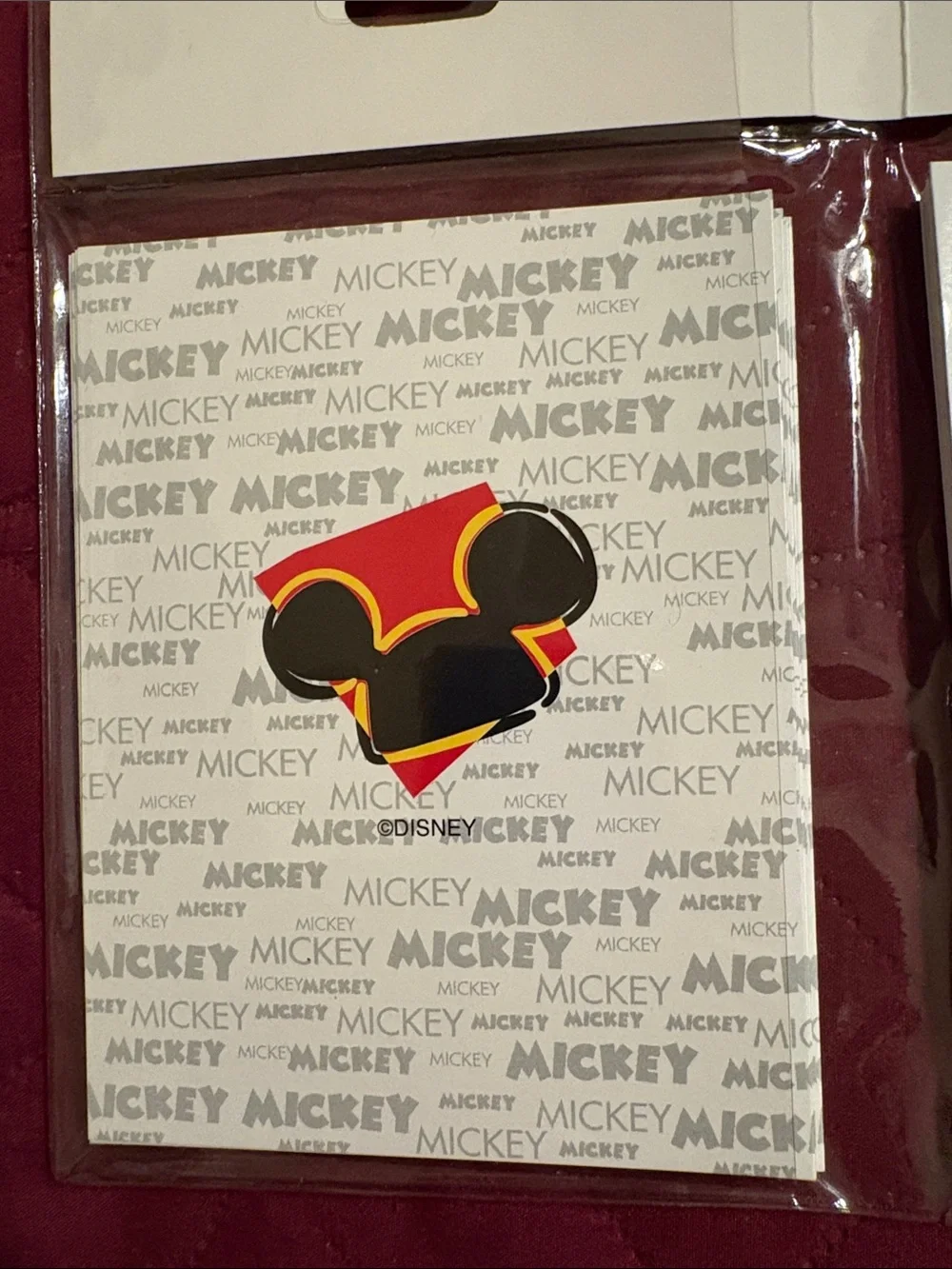 Vintage Disney Mickey Blank Card Set
